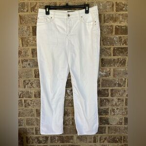 So Lifting so slimming capris by Chico’s size 8 
Embellished with rhinestones